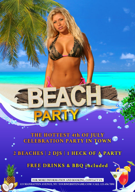 beach party flyer 3